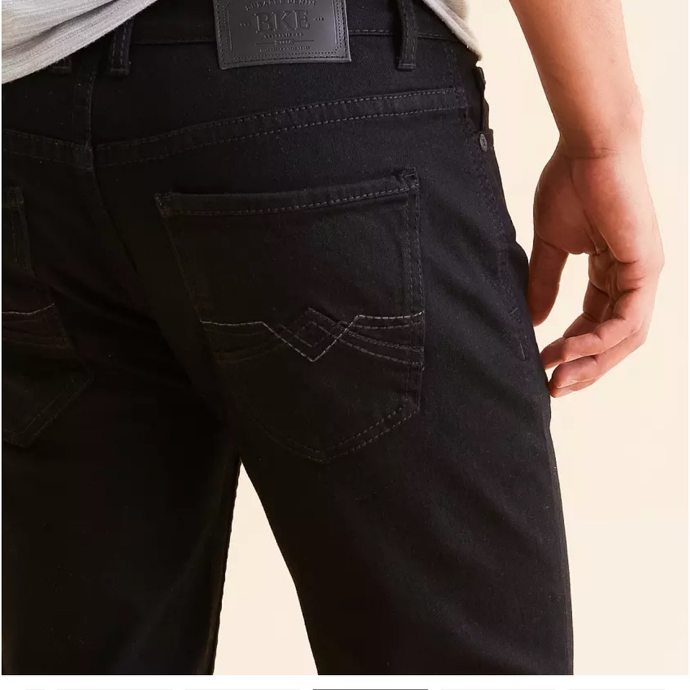 BKE Men's  Aiden Black Jeans
